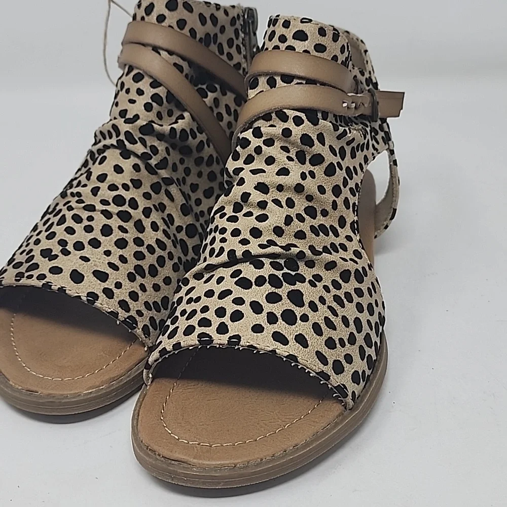 Blowfish Women's Tan and Black SANDALS BLU MOON ONE  Size 10 Left - Picture 2 of 6